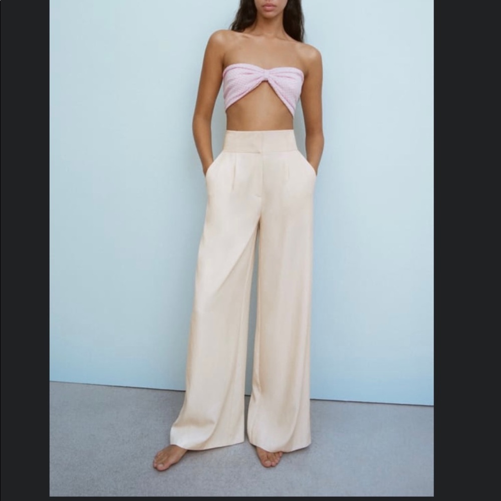 Cream pants